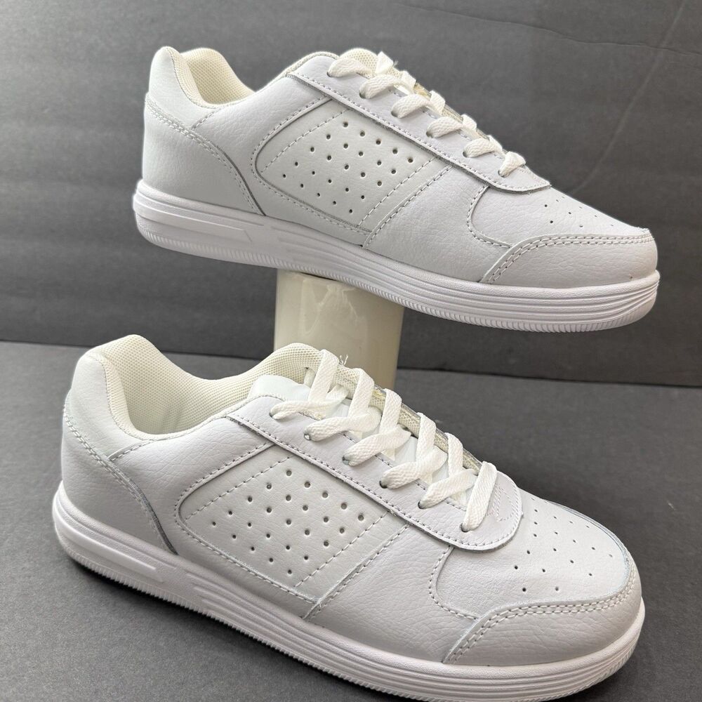 Rawlings White Urban Low Men's Athletic Sneakers  7.5 4E Wide Casual Minimalist